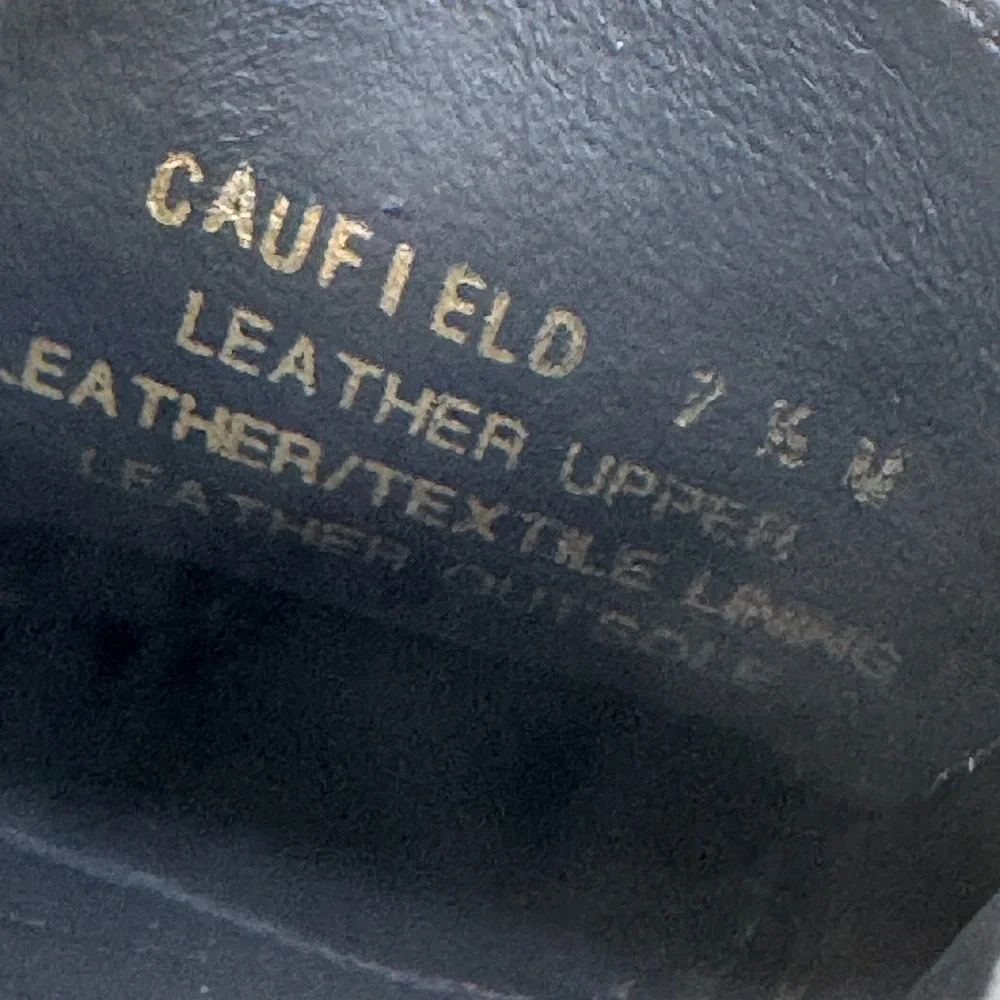 To Boot New York Caufield Mens Size 7.5 M Cap Toe Oxford Brown Leather EUC